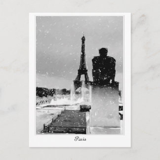Eiffel Tower, Paris Postcard