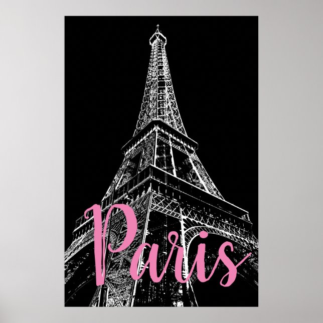 Eiffel Tower Paris Poster (Front)