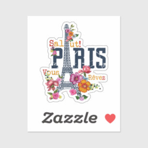 Eiffel Tower Paris Shirt Salut Flowering Paris Fra
