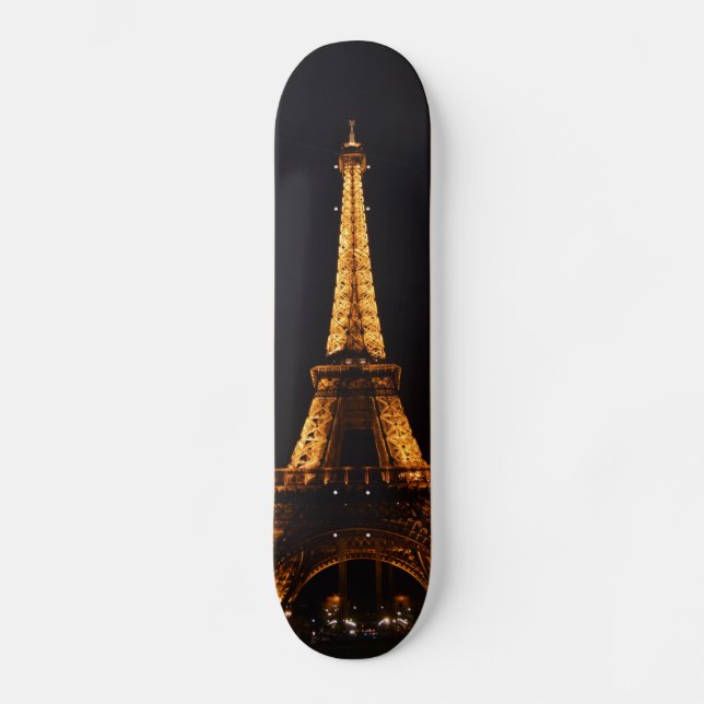 Eiffel Tower Paris Skateboard Deck (Front)