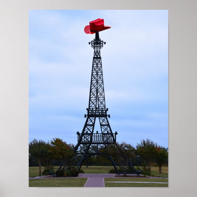 Eiffel Tower, Paris, Texas Poster (Front)