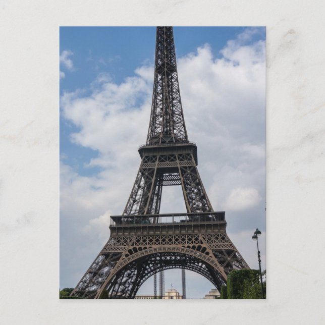 Eiffel Tower Paris Travel Postcard (Front)