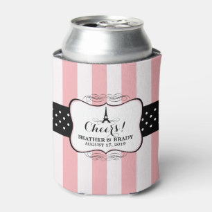 Eiffel Tower Paris   Wedding Can Cooler