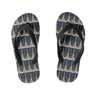 Eiffel Tower Pattern Kid's Thongs