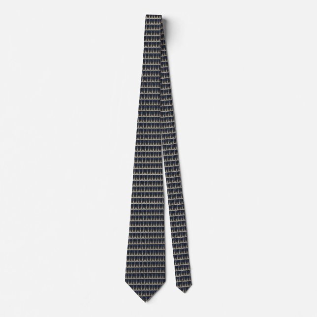 Eiffel Tower Pattern Tie (Front)