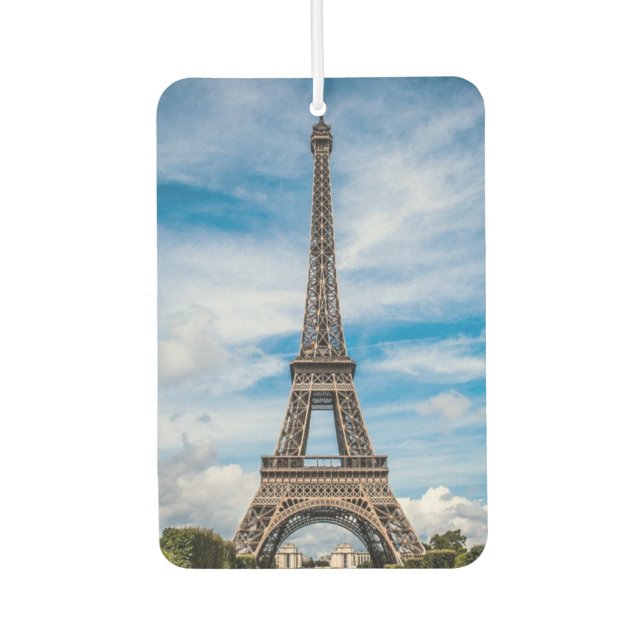 Eiffel tower photo car air freshener (Front)