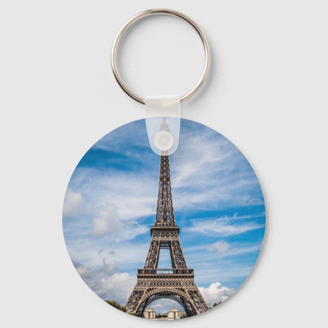 Eiffel tower photo key ring (Front)