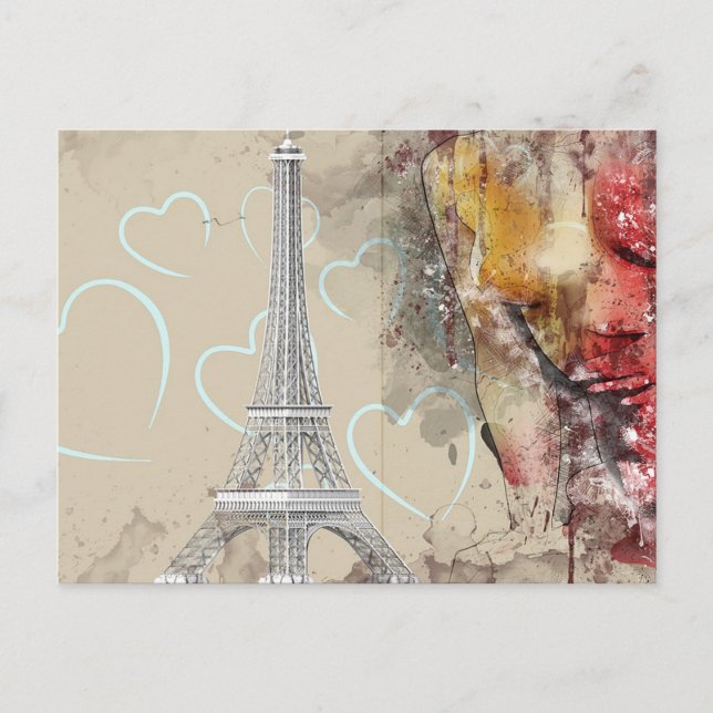 Eiffel Tower Postcard (Front)