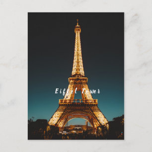 Eiffel Tower Postcard