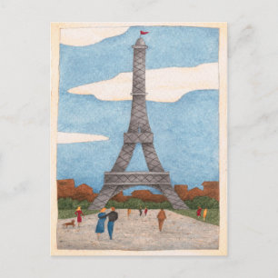 Eiffel Tower - Postcard