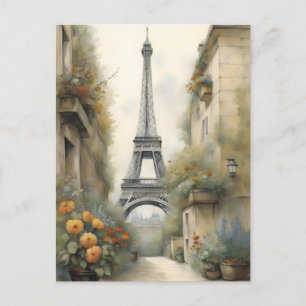Eiffel Tower Postcard