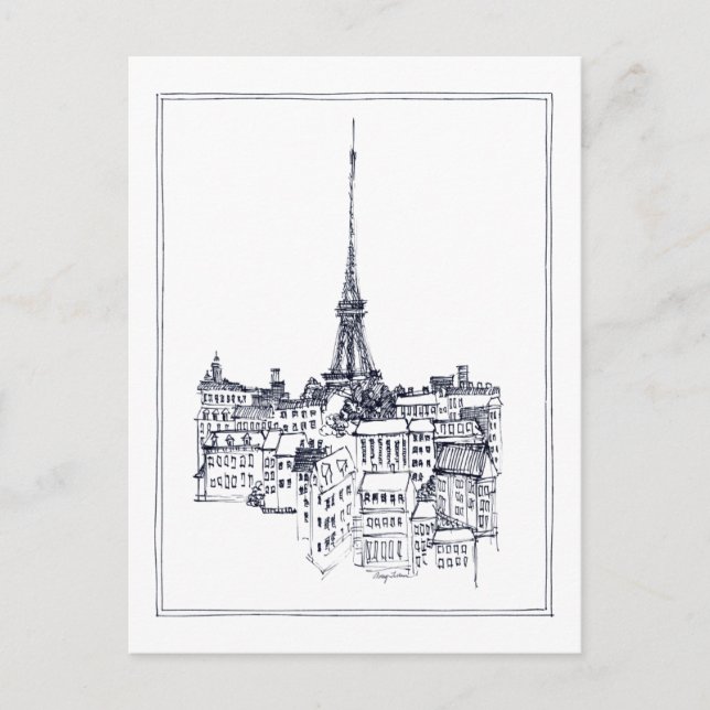 Eiffel Tower Postcard (Front)