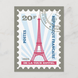 Eiffel Tower Postcard