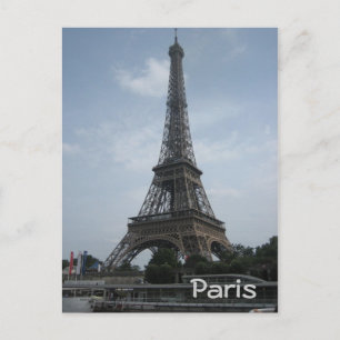 Eiffel tower postcard