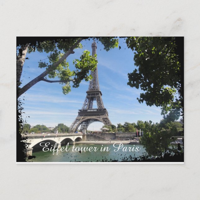 eiffel tower postcard (Front)