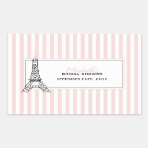 Eiffel Tower Rectangular Sticker