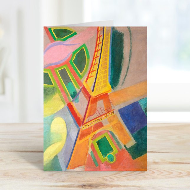 Eiffel Tower | Robert Delaunay Card (Creator Uploaded)