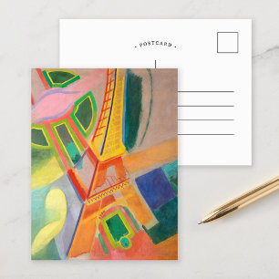 Eiffel Tower   Robert Delaunay Postcard