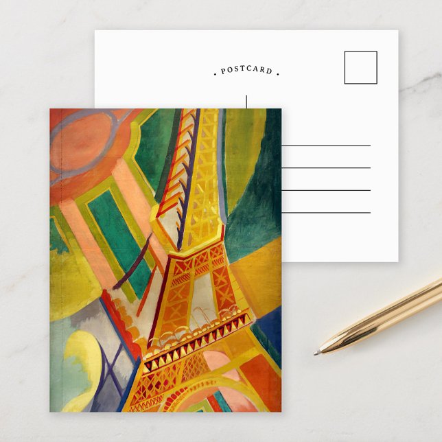 Eiffel Tower | Robert Delaunay Postcard (Creator Uploaded)