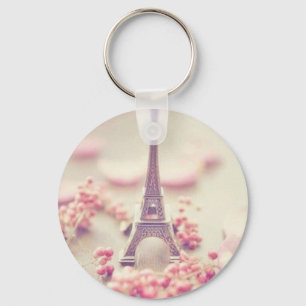 Eiffel tower simple key chain. ring