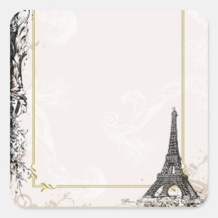 Eiffel Tower Stickers Tags