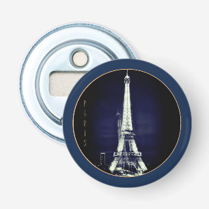 Eiffel Tower & Surreal Paris Art /France party Bo Bottle Opener