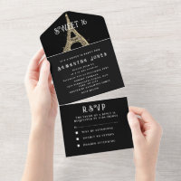 Eiffel Tower Sweet 16 Floral Sixteen Paris France