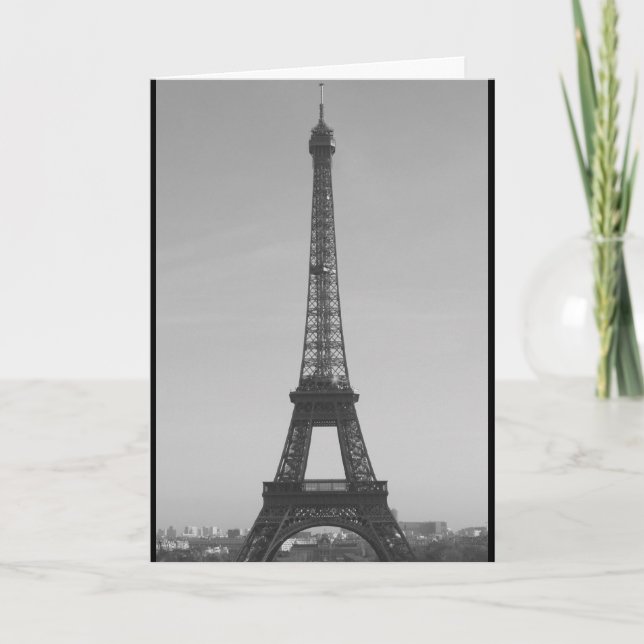Eiffel Tower Thank you card (Front)