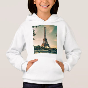 Eiffel tower throw pillow
