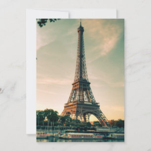 Eiffel tower throw pillow