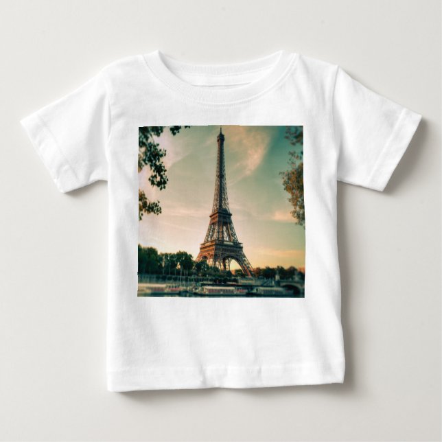 Eiffel tower throw pillow baby T-Shirt (Front)