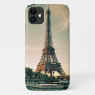 Eiffel tower throw pillow iPhone 11 case