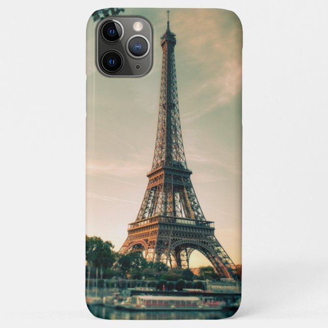 Eiffel tower throw pillow Case-Mate iPhone case (Back)