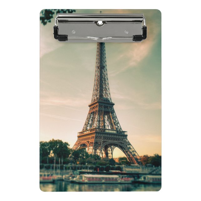 Eiffel tower throw pillow mini clipboard (Front)