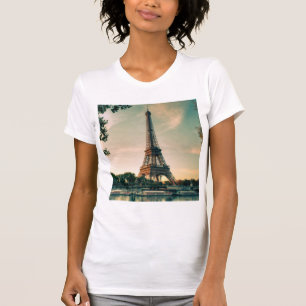 Eiffel tower throw pillow T-Shirt