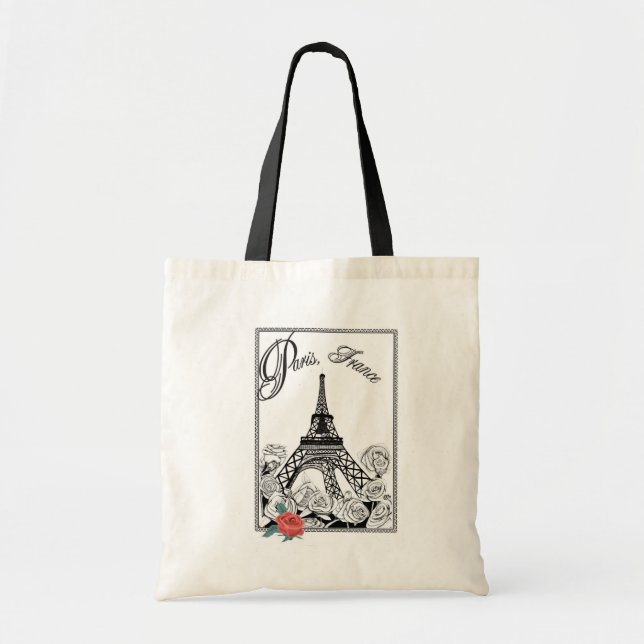 Eiffel Tower Tote Bag (Front)