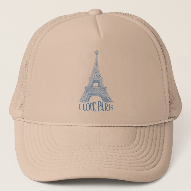 Eiffel tower trucker hat (Front)