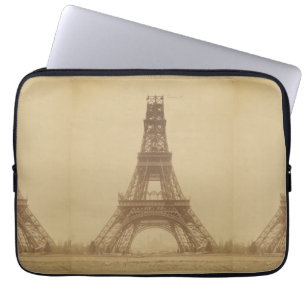 Eiffel Tower Under Construction 1888 Laptop Sleeve