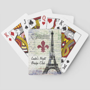 Eiffel Tower Vintage French Playing Cards