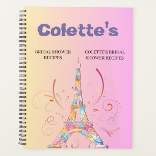 Eiffel Tower Wedding Recipe Planner