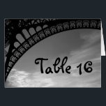 Eiffel Tower Wedding Table Number Cards<br><div class="desc">Eiffel Tower Wedding Table Number Cards  

***You must order each table number card separately!***</div>