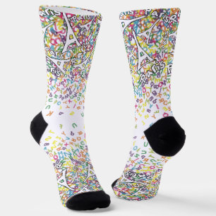 Eiffel Tower with Alphabet Socks