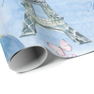Eiffel Tower  Wrapping Paper
