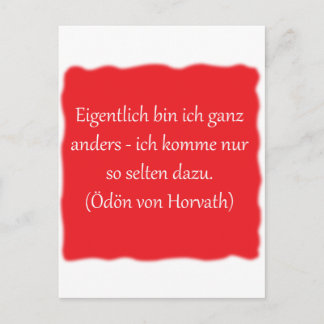 Eigentlich bin ich ganz anders... postcard