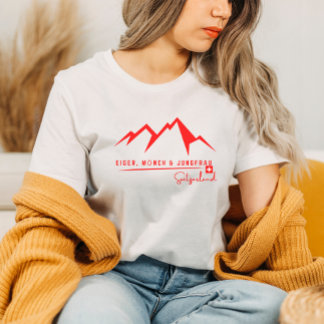 Eiger, Mönch and Jungfrau Trilogy. Swiss Alps T-Shirt