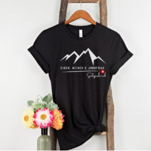 Eiger, Mönch and Jungfrau Trilogy. Swiss Alps  T-Shirt