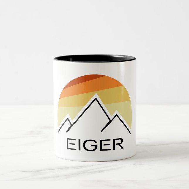 Eiger Switzerland Retro Two-Tone Coffee Mug (Center)
