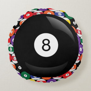 Eight Ball Billiards Round Cushion