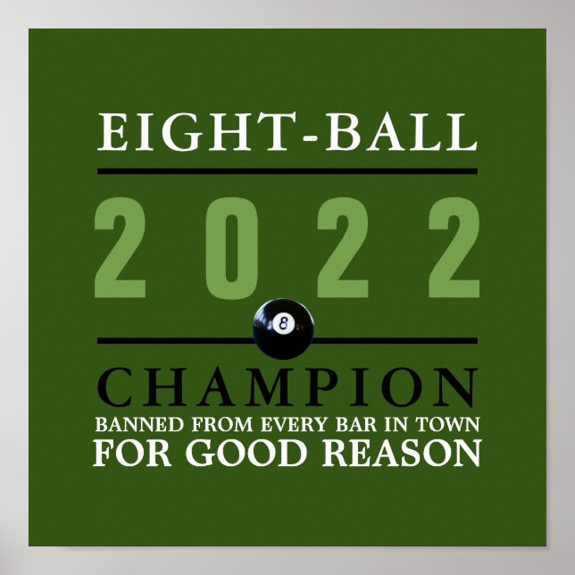 Eight Ball Champion Poster (Front)