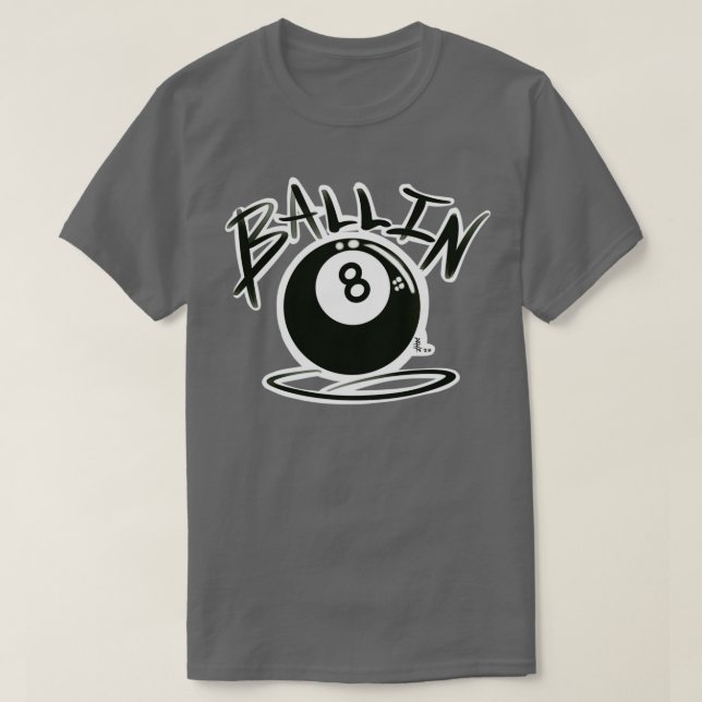 Eight ball Classic TShirt (Design Front)